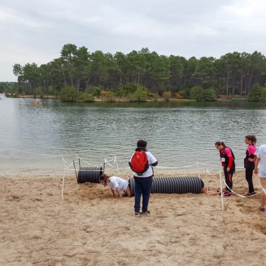 Compétition raid unss Casteljaloux 2016