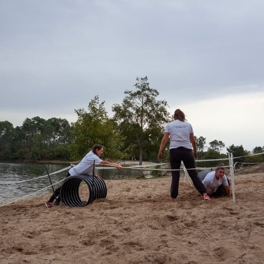 Compétition raid unss Casteljaloux 2016