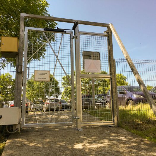 Réalisation d'un portillon d'accès