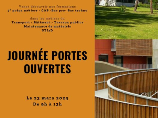 portes ouvertes lycée Léonard de Vinci 23 mars 2024