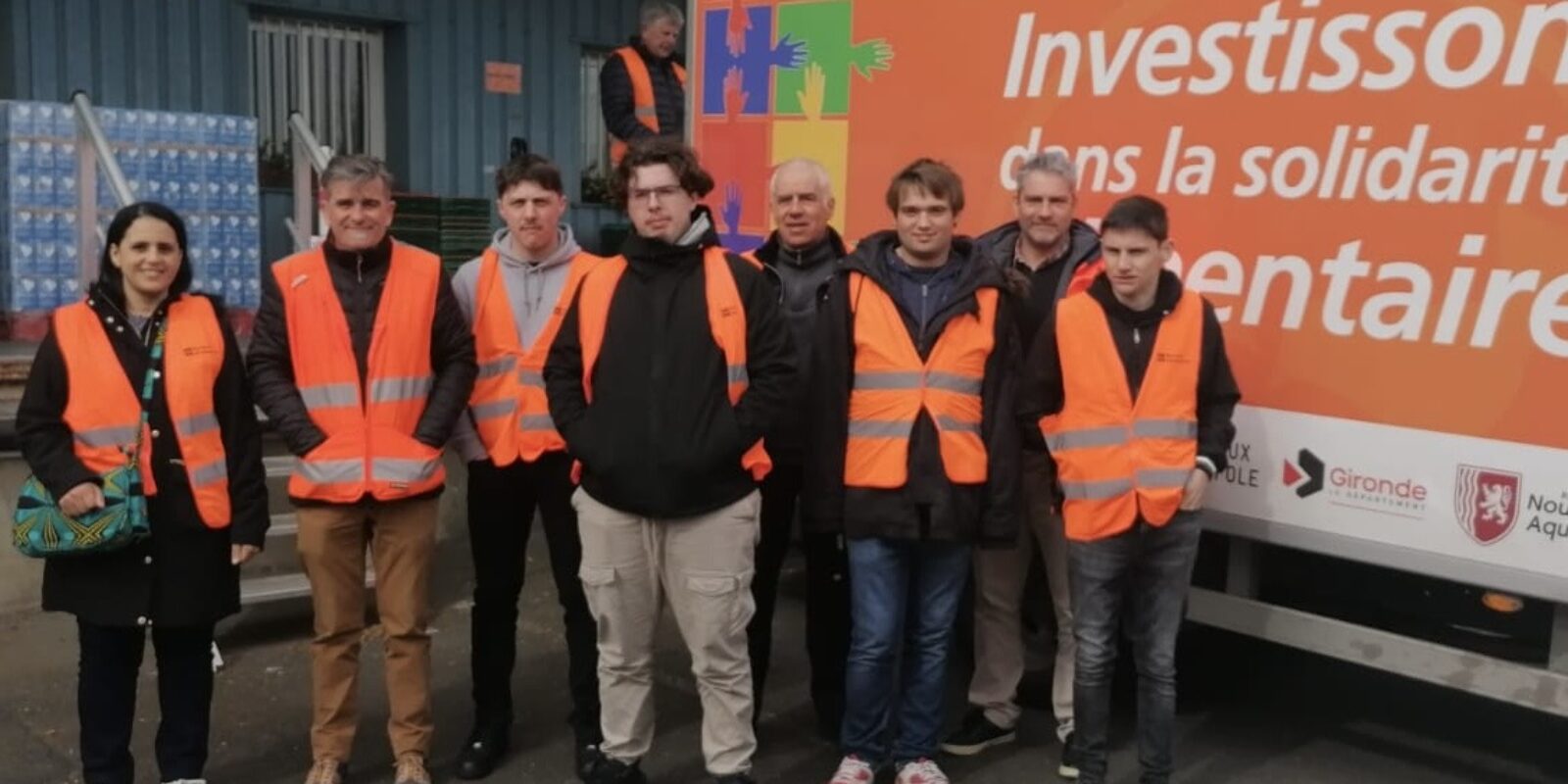 Visite de la banque alimentaire